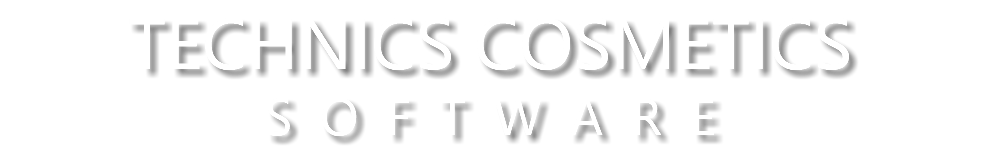 TECHNICS COSMETICS S O F T W A R E 